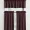 Solid Red Valances and Cafe Curtains, 100% USA Cotton – Vibrant Red, Burgundy, and Dark Merlot – Custom Sizes Available